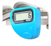 Finger Counter Clicker | Silent Five-Digit Display | Manual Clicker Counting for Knitting | For Library Knitting Crochet Camping Hiking Sports Training Trainer Goods Counting Office