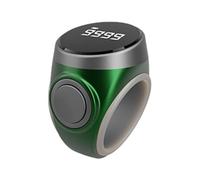 Finger Counter - Counter Clicker Ring with Large Digital Display | Electronic Counter Time Reminder Smart Ring | Portable Prayer Counting Aid for Meditation, Relaxation, Active Fingers