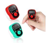 Finger Counter Digital Tally ,Golf Clicker Clicker Counter Tally Counters Clickers Counter Finger Clickers for Counting 5 Digit Clickers Counting Mini Digital Row Counter for Golf Goods Counting,2Pcs