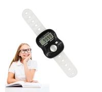 Finger Counter, Electronic Finger Counter, Digital Finger Counter, Portable Turn, Resettable Counters for Row, Knitting, People, Lathes, Coaching