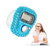 Finger Counter, Lap Counter - Hand Clicker Counter, Digital Finger Tally Counter, LCD Digital Electronic Finger Tally Counter, Portable Lap Counter for Coaching, Knitting, Row (Random Color)