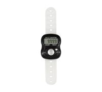 Finger Counter, Manual Digital Hand Tally Clicker with Reset Button, LCD Display Ring Counter for Knitting Coaching Golf Fishing Workouts Scorekeeping or Repetitive Task Tracking