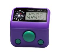 Finger Counter | Portable Digital Compass Watch - Manual Digital Counter - for Golf Knitting Crochet Prayer Fishing Baseball Basketball Classroom Coaching Exercise Swimming
