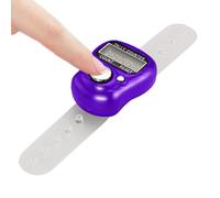 Finger Counter | Portable Manual Counting Machine - Finger Clicker with Adjustable Strap | For Counting in Gym Merchandise Events School Sports Swimming Points Kids Men Women