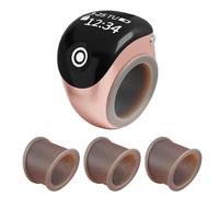 Finger Counter | Ring Gadget Real Time Counting Stable | Finger Counter Ring with Clicker | For Counting Indoor Outdoor Walking Golf Math Classroom, Se référer au descriptif, ABS+Silicone, Refer to