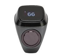 Finger Counter, Smart BT Counter with 0.49in Screen, Portable 5 Prayer Time Vibration Alarm Electronic Counter Support APP for Android 5.1 or for IOS 10.0 (18MM)