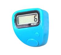 Finger Counter - Track Your Stitches And Rounds With Total Accuracy, Silent Five Digit LCD Display, 2.6x3x3.1cm, Integrated Battery, Durable ABS Polymer Casing - For Knitting & Crochet