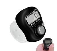 Finger Counter with LCD Number Indication, Digital Counter with : Practical and Resettable Counter for Hobbies such as Crochet, Knitting, Golf, Inventory and Me Counting