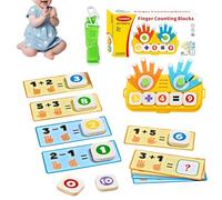 Finger Counting Toy | Early Learning Toys,Numeracy Skills Game,for Boys Girls Home School Playroom Homeschooling Summer Camp Kindergarten Preschool Birthday Holiday