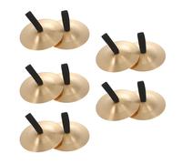 Finger Cymbals 10pcs Copper Golden Children Percussion Instrument