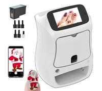 Finger DIY Automatic Printing Art Plotter,3D Digital Art Design nail Salon,with 5-Inch Touchscreen, App Support, 1200DPI Precision