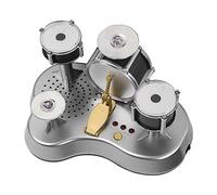 Finger Drum Set, Plastic Electronic Mini Drum Set with Sounds, Portable Desktop Drum Practice Tool