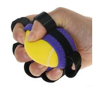 Finger Exercise Ball 10LB with Strap for Controlled Isometric Finger Training and Hand Strength Recovery Support (B)