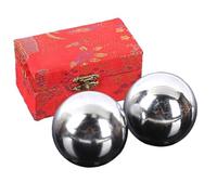 Finger Exercise Balls - Two Piece Baoding Balls Chinese Meditation Equipment Physical Conditioning Equipment Work Fitness Aid for Men Women Relaxing Calming P
