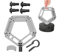 Finger Exerciser | Compact Forearm Strength Workout Tool | Multi-Functional Strength Trainer Dumbbell Attachment for Women Boys Girls Teens Grandma Grandpa Family Friends Home Gym Fitness Training