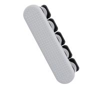 Finger Exerciser, Finger Strength Trainer Variable Hand Tension Exerciser with 5 Keys, 2 Holders, for Piano Guitar Players (Grey White)