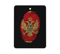 Finger Fingerprint Flag Ea-gles Hanging Car Air Fresheners 1Pcs Aromatherapy Tablets Automotive Fragrance Scented Card Decor Square