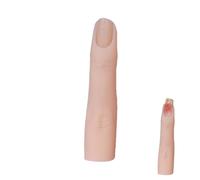 Finger for Nail Exercises, Nail Finger Exercises - Flexible Silicone Manicure Training Finger, Flexible Joints Fake Nail Finger, Nail Practice Finger Hand for Manicure