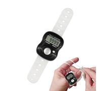 Finger Gauge - Manual Finger Digital Hand Tally Counter | Portable Round Counter | Reafingable Counter Clicker for Rows Knit People Lap Coaching Golf