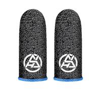 Finger Gloves - Precise Screen Response Without Drag, Flexible Thumb Sleeves Slim Comfort Fit Style, Sweat Absorbing + Friction Reducing, Conductive Fabric Construction, Comfortable - F