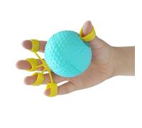 Finger Grip Ball Hand Exercise Therapy Resistance Squeeze Ball Hand Strengthener Exerciser for Grip Rehabilitation Training Equipment Strength Arthritis Stroke Rehab (Blue(4.5KG), size)