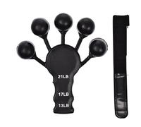 Finger Grip Strength Trainer, Finger Trainer - Strength Trainer, Adjustable Finger Grip Strength Trainer with 6 Levels for Hand Muscle Building, Guitar Trainer, Fitness Assistant, Strength