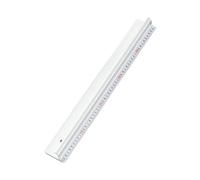 Finger Guard Cutting Ruler Metal 50 Cm Straightguide with Engraved Scale, Aluminum Alloy Body, Storage Hole for Paper Quilting Alignment Cutter Fabric Layout Leather Measuring Scale Sewing