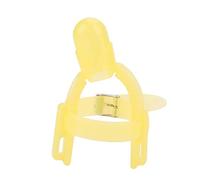 Finger guard, thumb guard, non-toxic safe to protect baby's fingers for 3 months and up to exercise baby's visual discrimination ability (yellow)