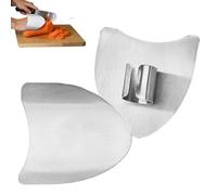 Finger Guards, Food Cutting Shield, Adjustable Slicing Protector, Multifunctional Safety Function, High Performance Chef Gear, Restaurant Kitchen Supply, Metal Piece for Tomato Cucumber