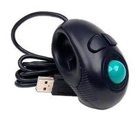 Finger Hand Held 4d Usb Wired Mini Trackball Mouse, Fits Left and Right Handed Users Great for Laptop Lovers