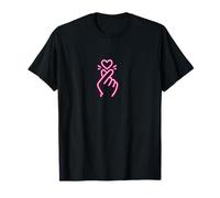 Finger Heart Icon Minimalist T-Shirt