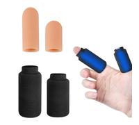 Finger Ice Pack,2 PCS Finger Cold Gel Ice Pack and 2 Pcs Silicone Finger Protectors,Finger Ice Sleeves,Reusable Cryotherapy Compression Sleeve for Finger Toe Injury Tendonitis Gout Sprains