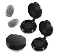 Finger Ink Pad, 3 Pcs Ink Pad Fingerprint Ink Pads-Black Ink Finger Printing Ink Pad Stamp Ink Pads Ink Pads for Stamping Clear Imprint Quick Drying, No Smudging for Office, School, Contract (Black)