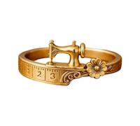 Finger Jewelry for Vintage Accessory, Zinc Alloy Sewing Machine Design, 1.7 Cm Inner Diameter, Casual Looks Sewing Themed Jewelry Vintage Machine Accessory Maker Retro Statement Casual Outfit