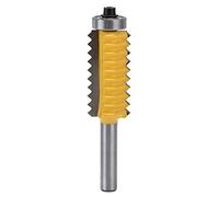 Finger Joint Router Bit, 8mm Shank Cabinet Door Router Bit V Tenoning (8*55mm)