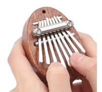 Finger Kalimba, Birthdays Gifts Mini Kalimba Piano Exotic Mahogany 8 Keys for Children
