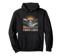 Finger Lakes New York Hiker Gorge Trail Watkins Glen Pullover Hoodie