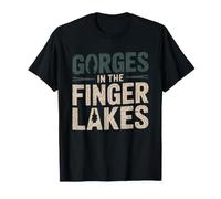 Finger Lakes New York Hiking Gorge Trail Men Upstate Ny T-Shirt