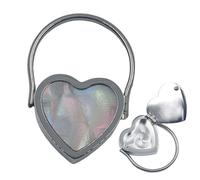 Finger Lip Balm Holder Ring Portable Vintage Heart Shape Lipstick Storage Ring for Travel Evening Party Wedding Season Office School, colourful, Se référer au descriptif, Refer to description