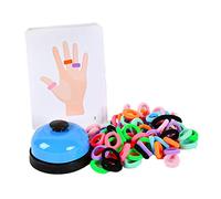 Finger Loop Matching Puzzle Toy, 80 Pcs Colorful Recognition Game for Toddlers, Preschool Educational Montessori Teaching Aids for Fine Motor Skills Development
