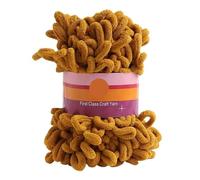 Finger Loop Yarn, 2pcs 100G /roll Puffy Finger Loops Chunky Chenille Yarn Hand-Woven Thick Threads for Crochet Blanket Carpet(Color e)