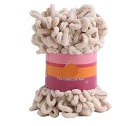 Finger Loop Yarn, 2pcs 100G /roll Puffy Finger Loops Chunky Chenille Yarn Hand-Woven Thick Threads for Crochet Blanket Carpet(Color c)