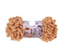 Finger Loop Yarn, 3pc 100g/roll Polyester Hand-Woven Thick Thread for DIY Knitting and Crocheting Blanket Sweater(6607 Khaki)