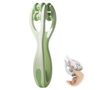 Finger Massager Hand Massager Roller Dual-Sided Therapy Tool Non-Slip Grip Trigger Point Tool with 2 Massage Options for Blood Circulation Arthritis Carpal Tunnel Stress & Pain Relief (Green)