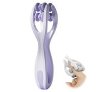 Finger Massager Hand Massager Roller Dual-Sided Therapy Tool Non-Slip Grip Trigger Point Tool with 2 Massage Options for Blood Circulation Arthritis Carpal Tunnel Stress & Pain Relief (Purple)