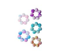 Finger Massager Rings with 7 Movable Beads for Stress Relief and Focued Enhancement in Offices or Study Finger Massage Beads