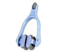 Finger Massager Roller for Hand Pain Relief Adjustable Silicone Tool | TPR ergonomic design soothes tired hands with adjustable rollers for office or home use on fingers and toes Sky Blue