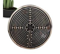 Finger Maze Board, Mindfulness Tool Sturdy Wooden Finger Maze, Stimulate Right Brain Activity, Activity Board Multifunctional Brain Teaser Puzzle Wood Labyrinth Reusable Logic Game for Teens