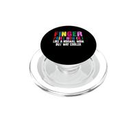 Finger Paint Mom Like A Normal Mom But Way Cooler Mommy PopSockets PopGrip for MagSafe