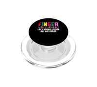 Finger Paint Teacher Like A Normal Person But Way Cooler PopSockets PopGrip for MagSafe